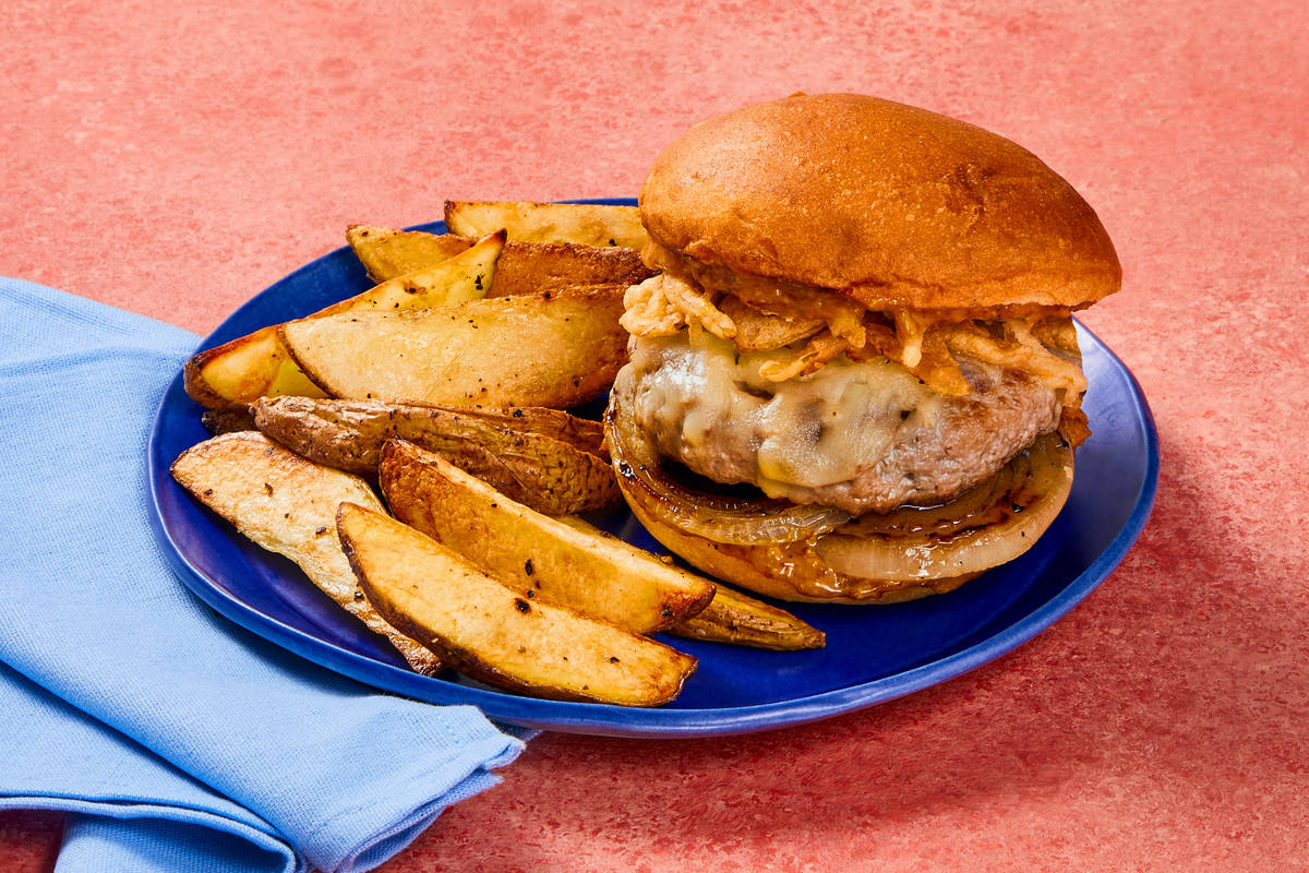 White Turkey Cheddar Crunch Burgers