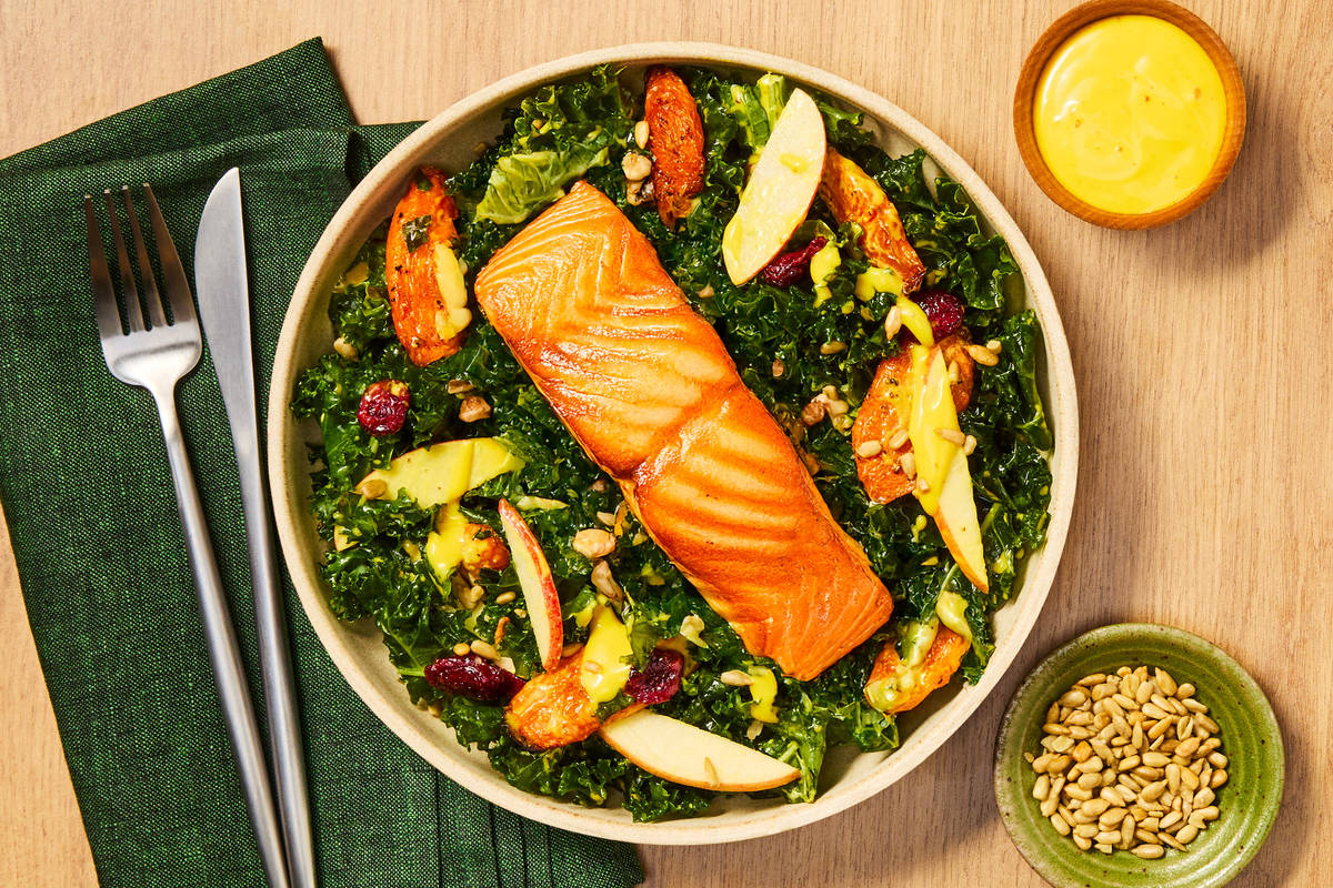 Smoky Brown Sugar Salmon Salad