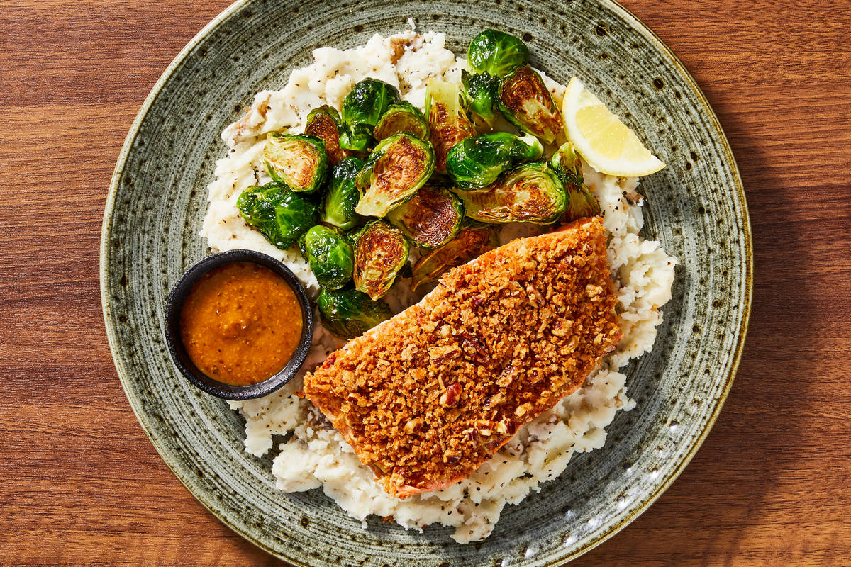 Smoky Mustard Pecan-Crusted Salmon Recipe HelloFresh