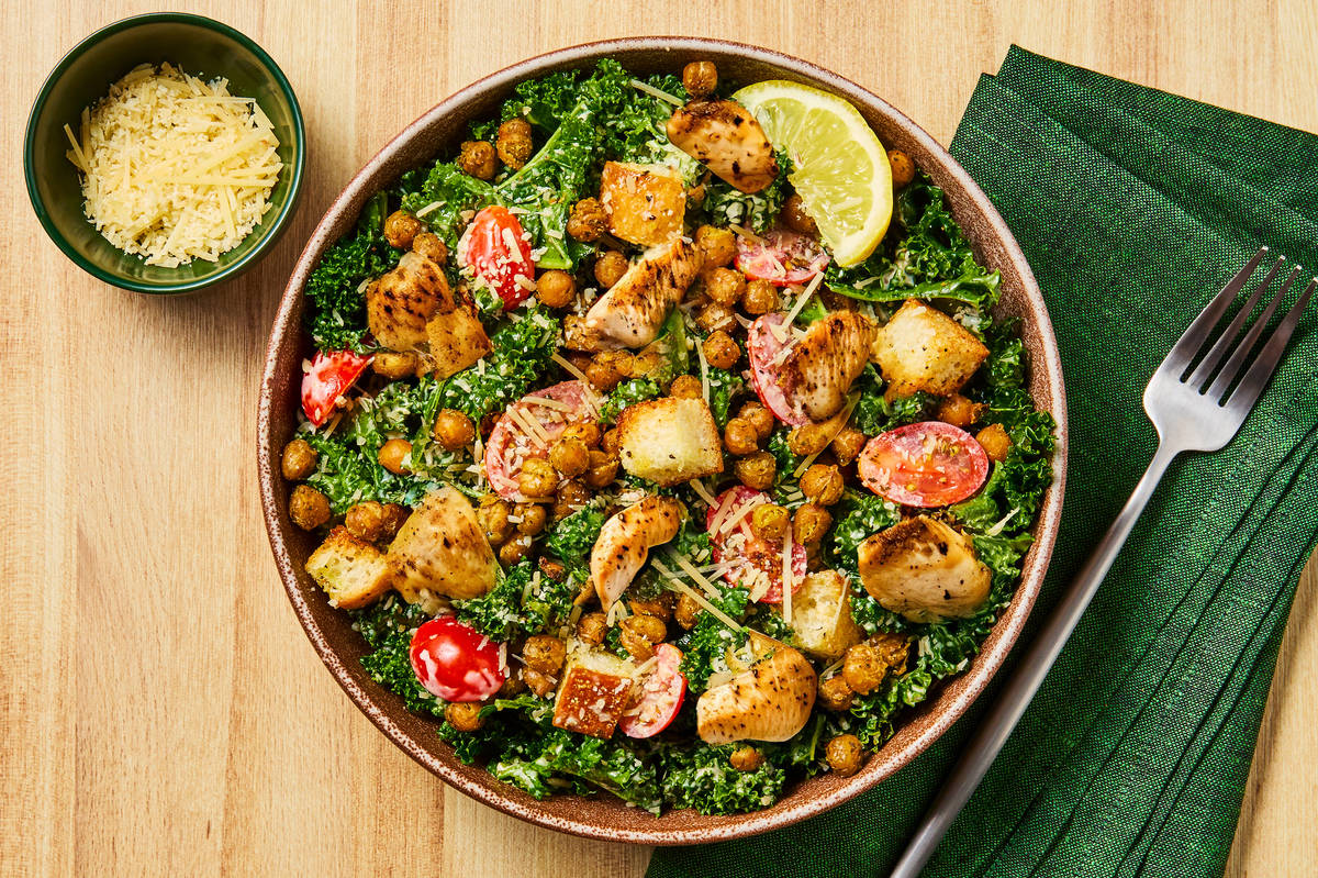 Chicken, Chickpea & Kale Salad