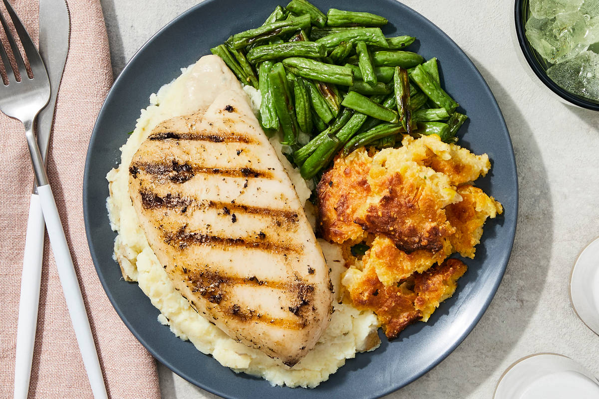 Herb Gravy Grilled Chicken Breast Recipe HelloFresh