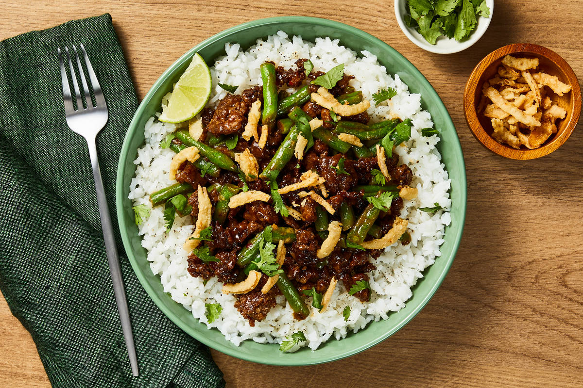 Sweet Chili Turkey & Green Bean Bowls