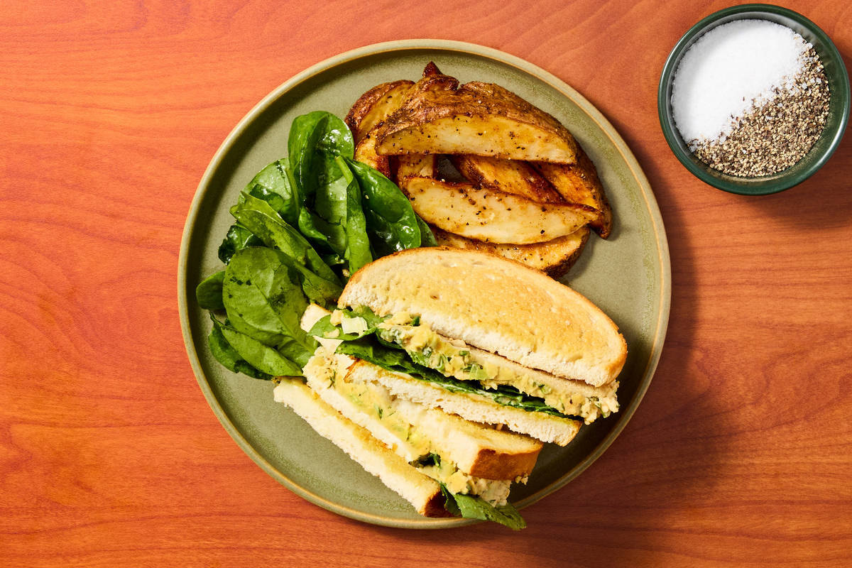 Organic Chicken & Chickpea Salad Sandos