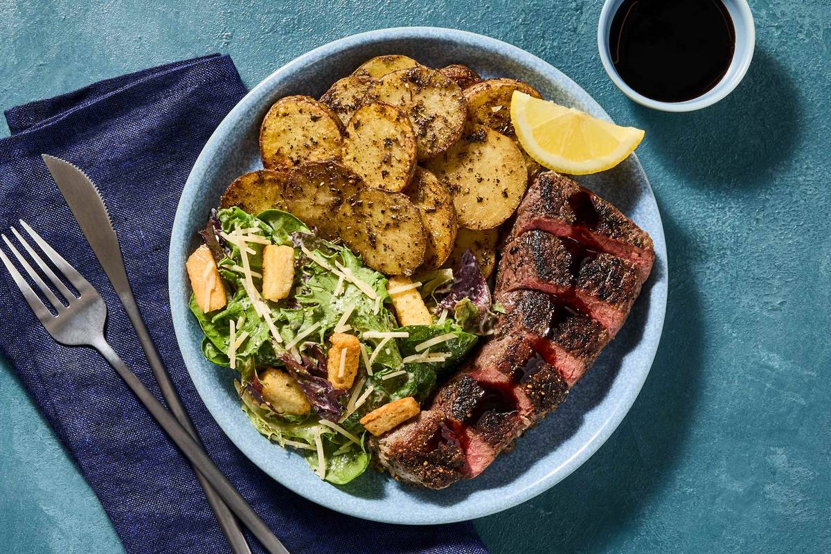 Balsamic-Glazed Sirloin Steak Tagliata