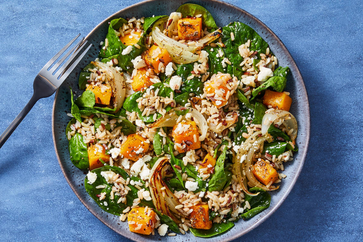 Shrimp & Butternut Squash Grain Bowls