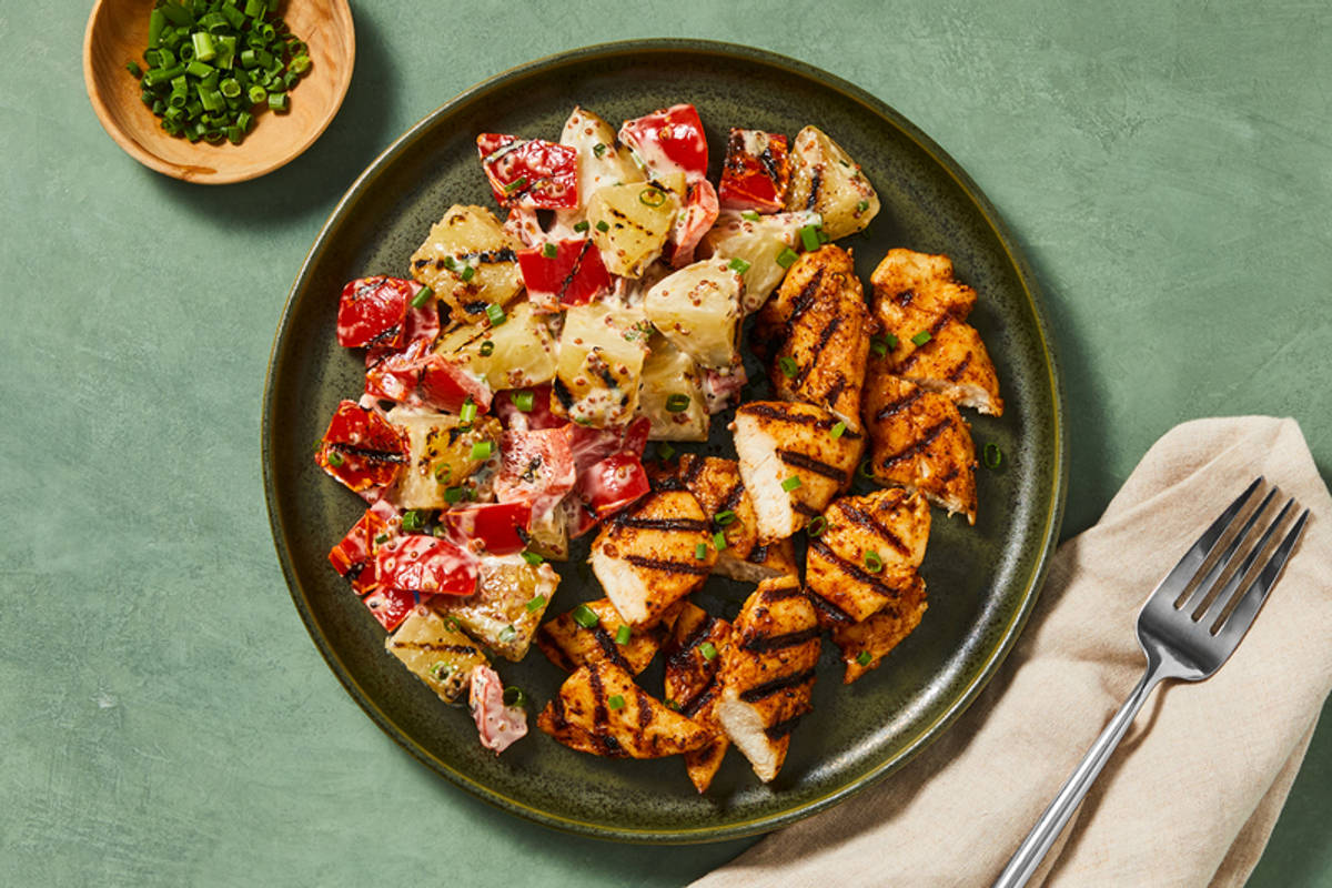 Grilled Maple-Chipotle Chicken Tenders