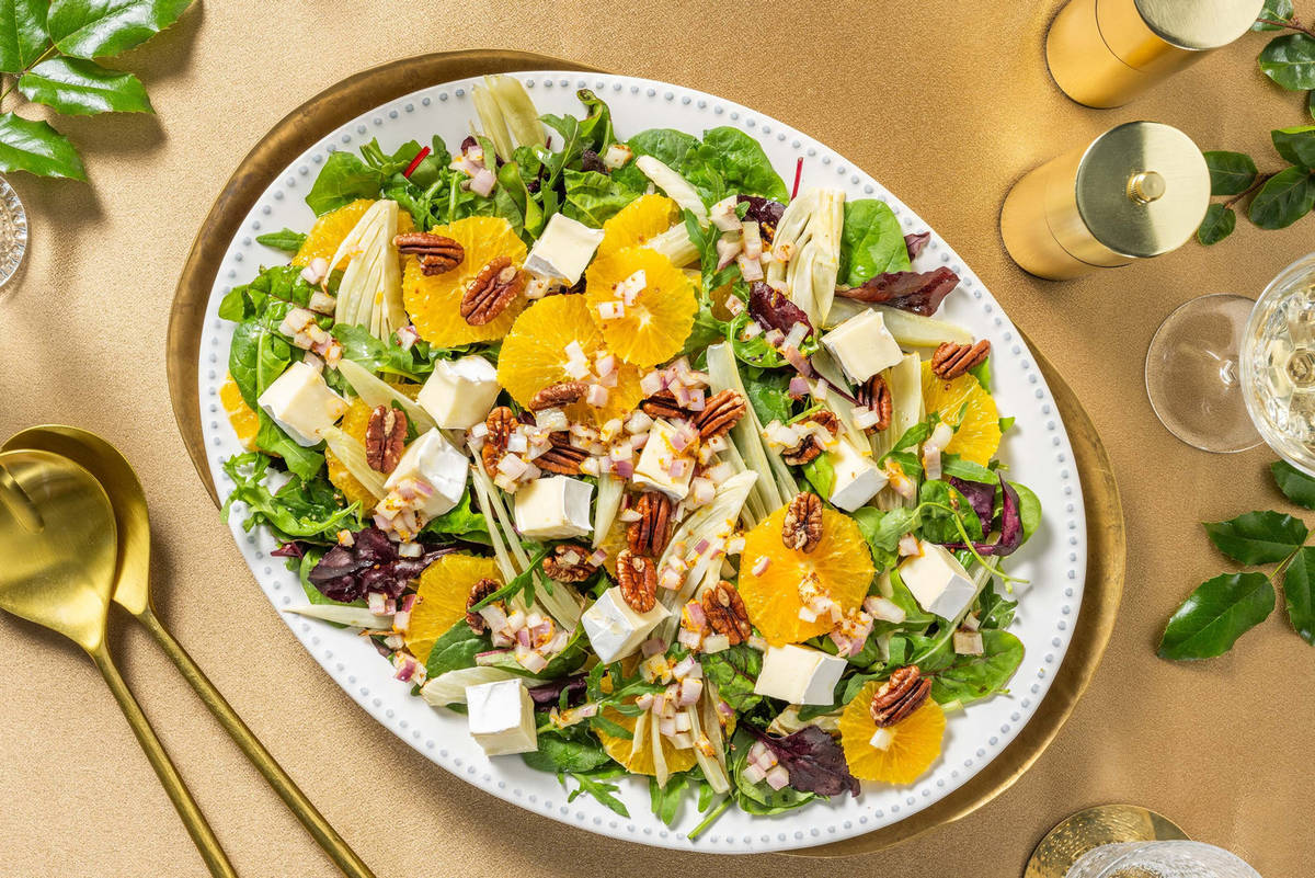 Brie, Citrus and Roasted Fennel Salad