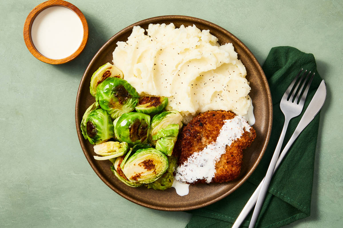 Chicken Schnitzel and Aioli