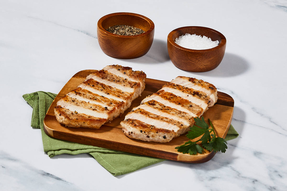 Côtelettes de porc, désossées