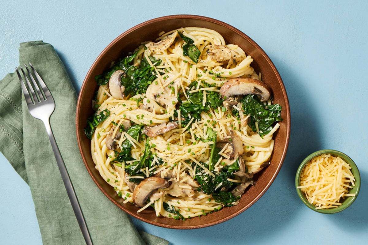 Creamy Veggie Spaghetti Carbonara