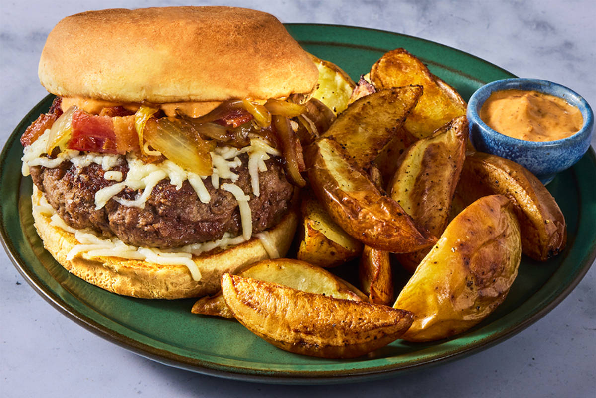 Bison Burgers with Mozzarella