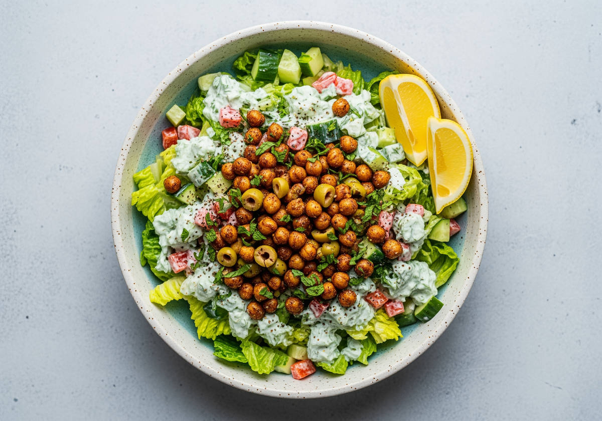 Za'atar Chickpea & Organic Chicken Salad 