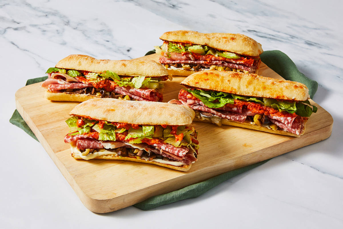 Quick Muffuletta Subs