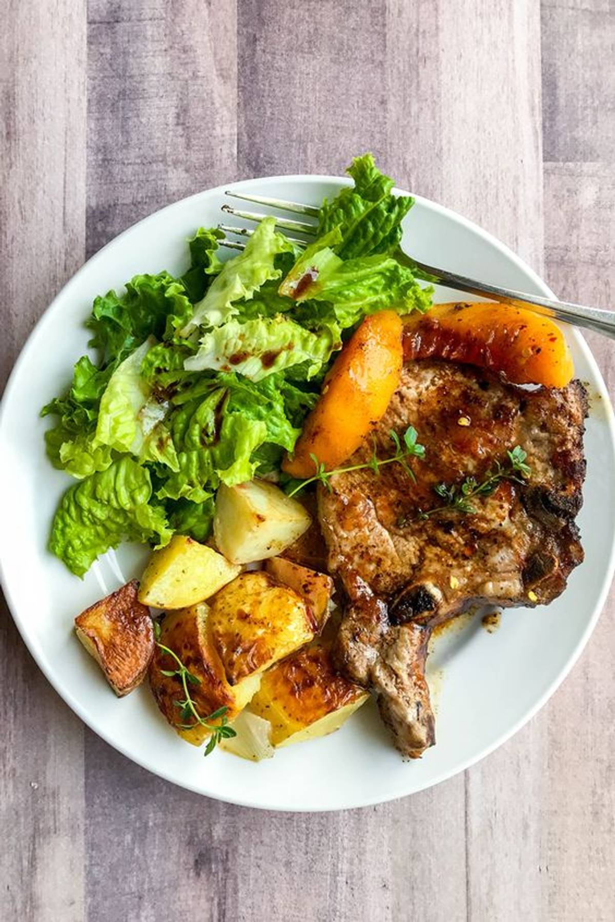 Apricot-Mustard Pork Chops