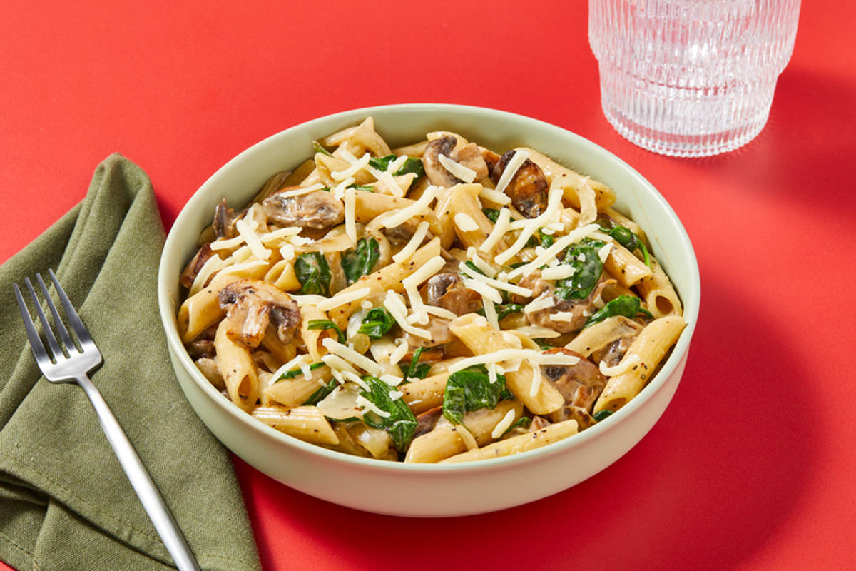 Creamy Mushroom Beef Pasta