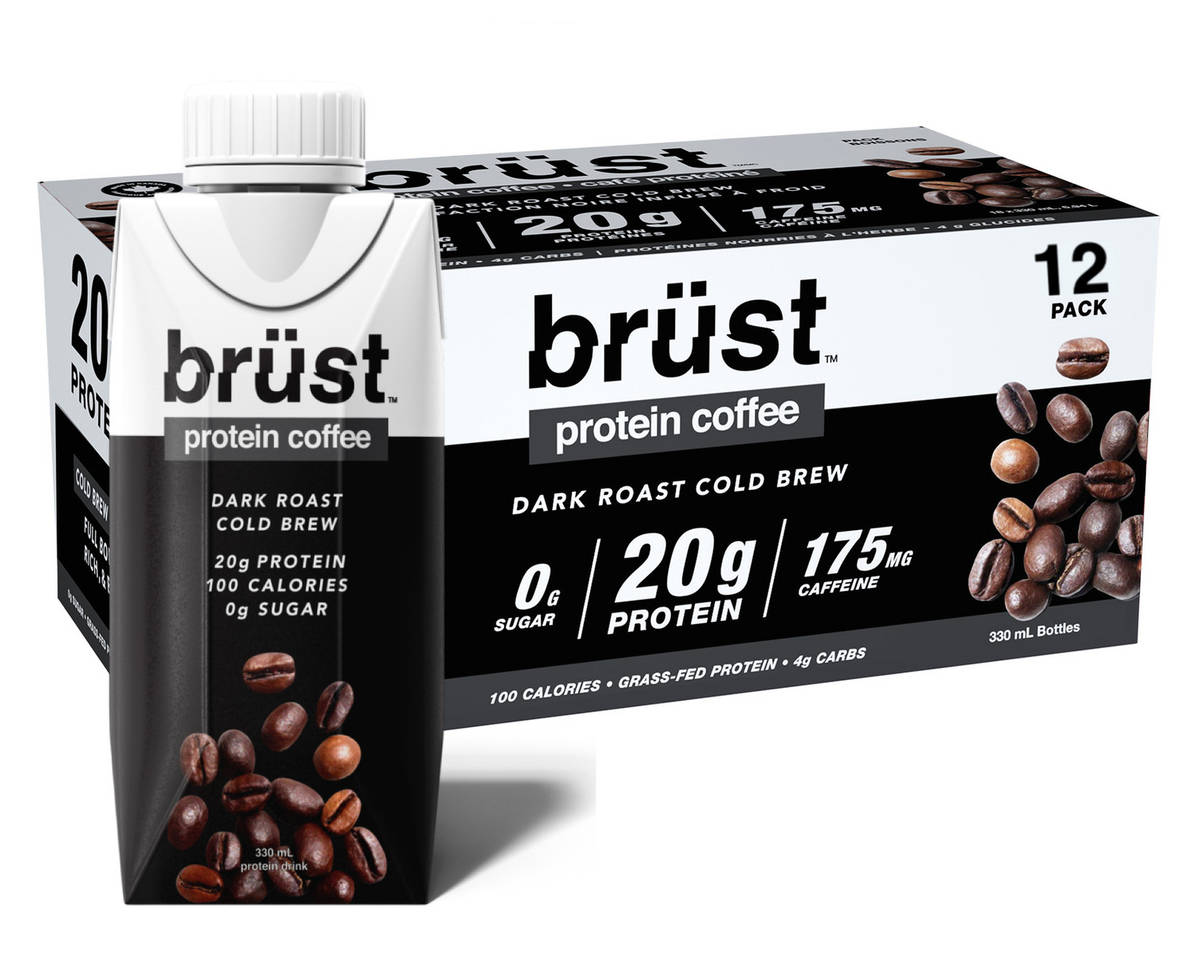 brüst Cold Brew Protein Coffee Dark Roast