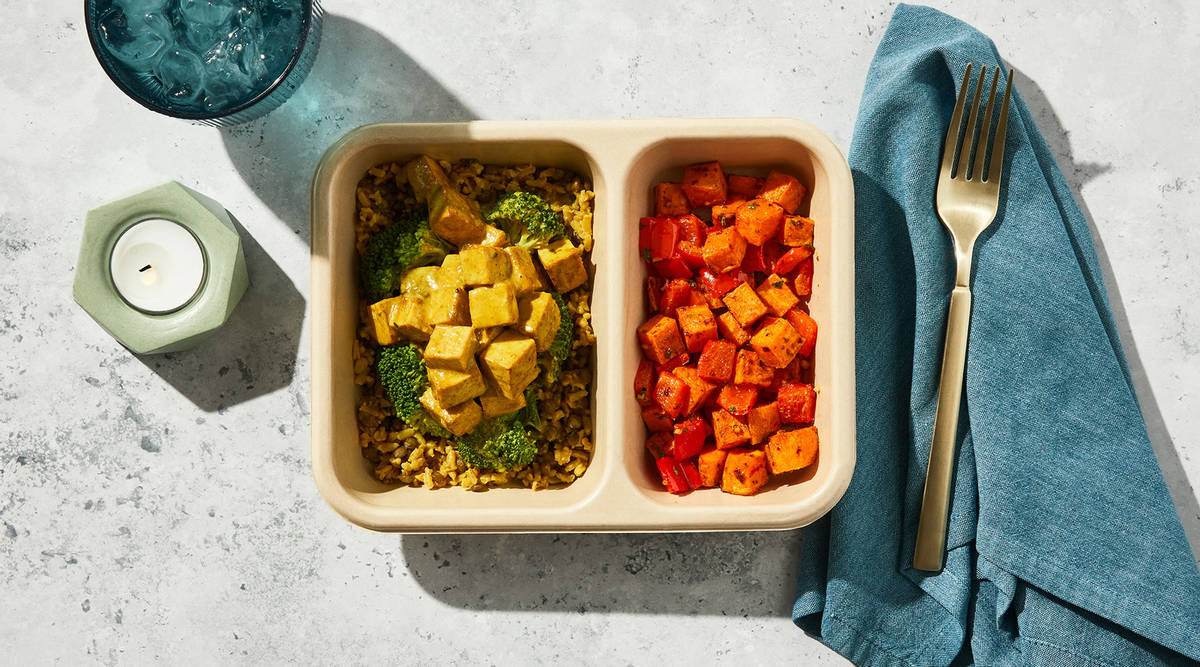 Coconut Lime Curried Tofu