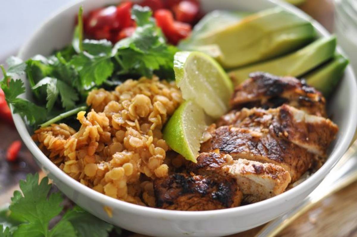 Smoky Turkey and Lentil Bowls