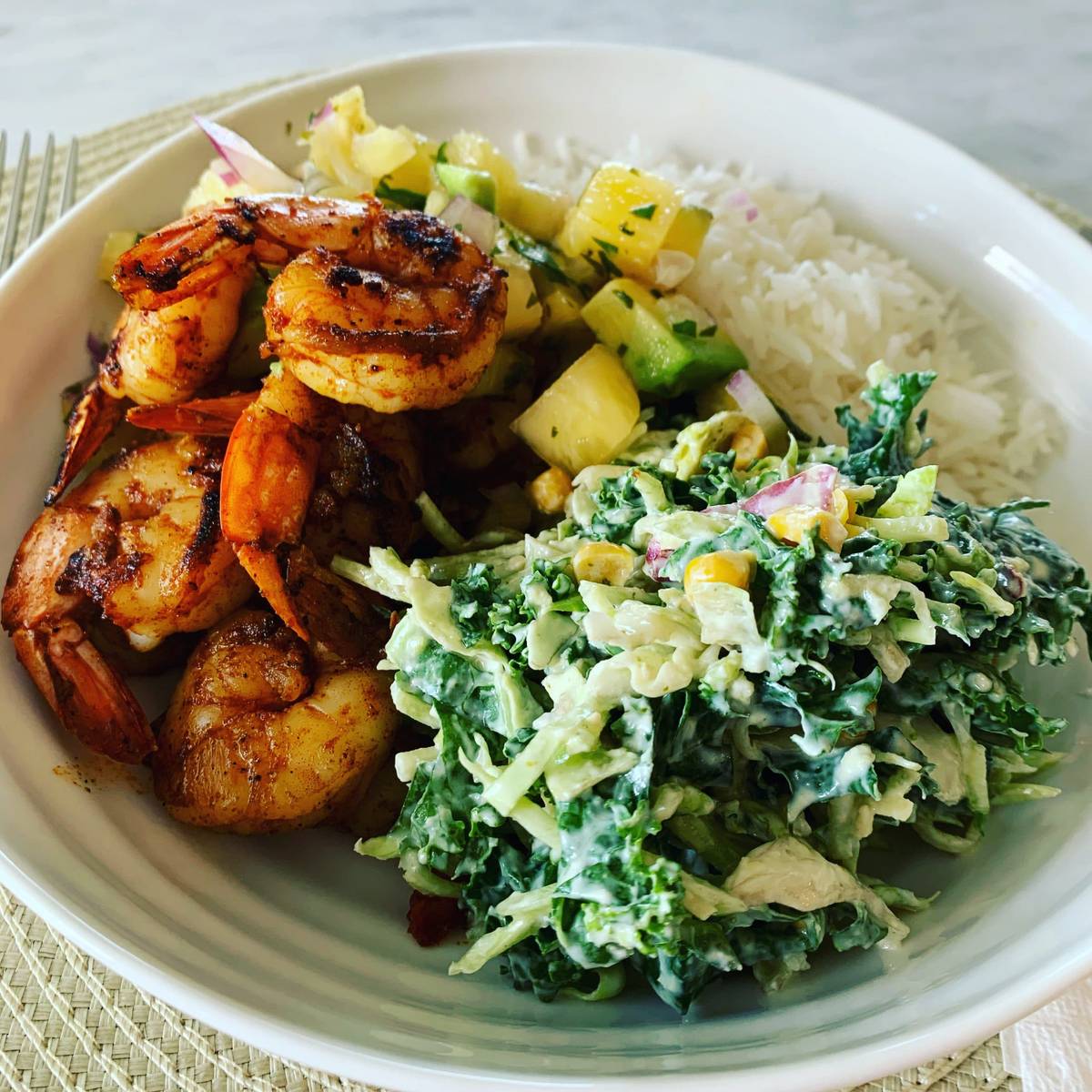 Quick Chipotle-Lime Shrimp Bowls