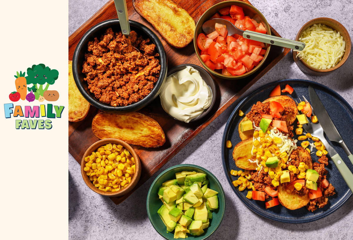 Double Loaded Beef Baked Potato Bar