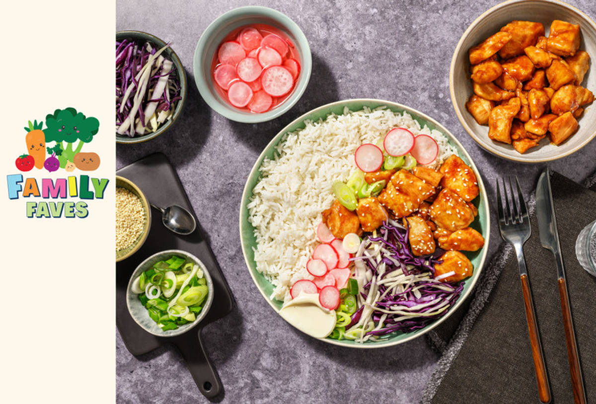 Share-Style Sticky Korean Fried Chicken & Prawns