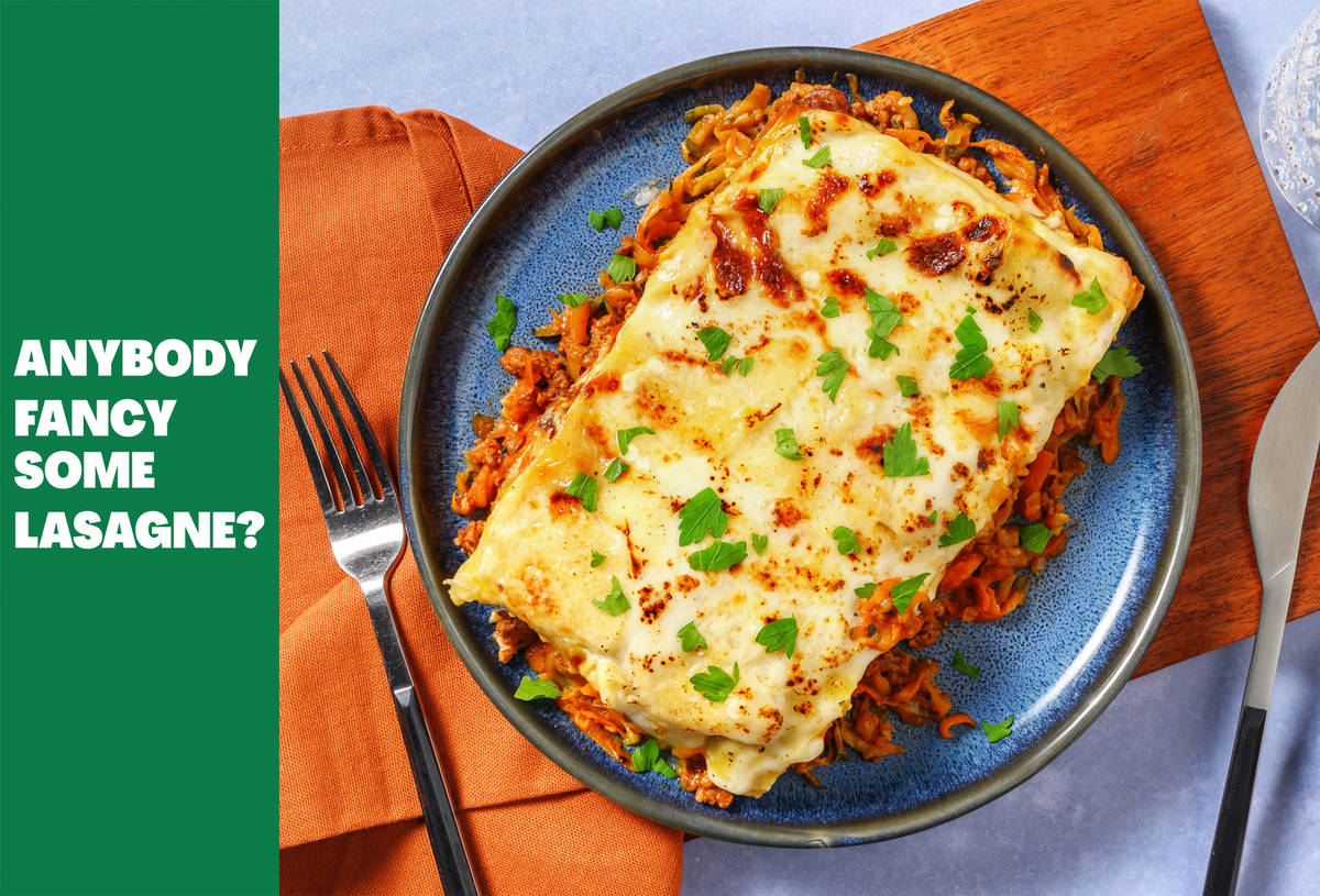 Double Beef & Veggie-Loaded 'Lasagne Forever'