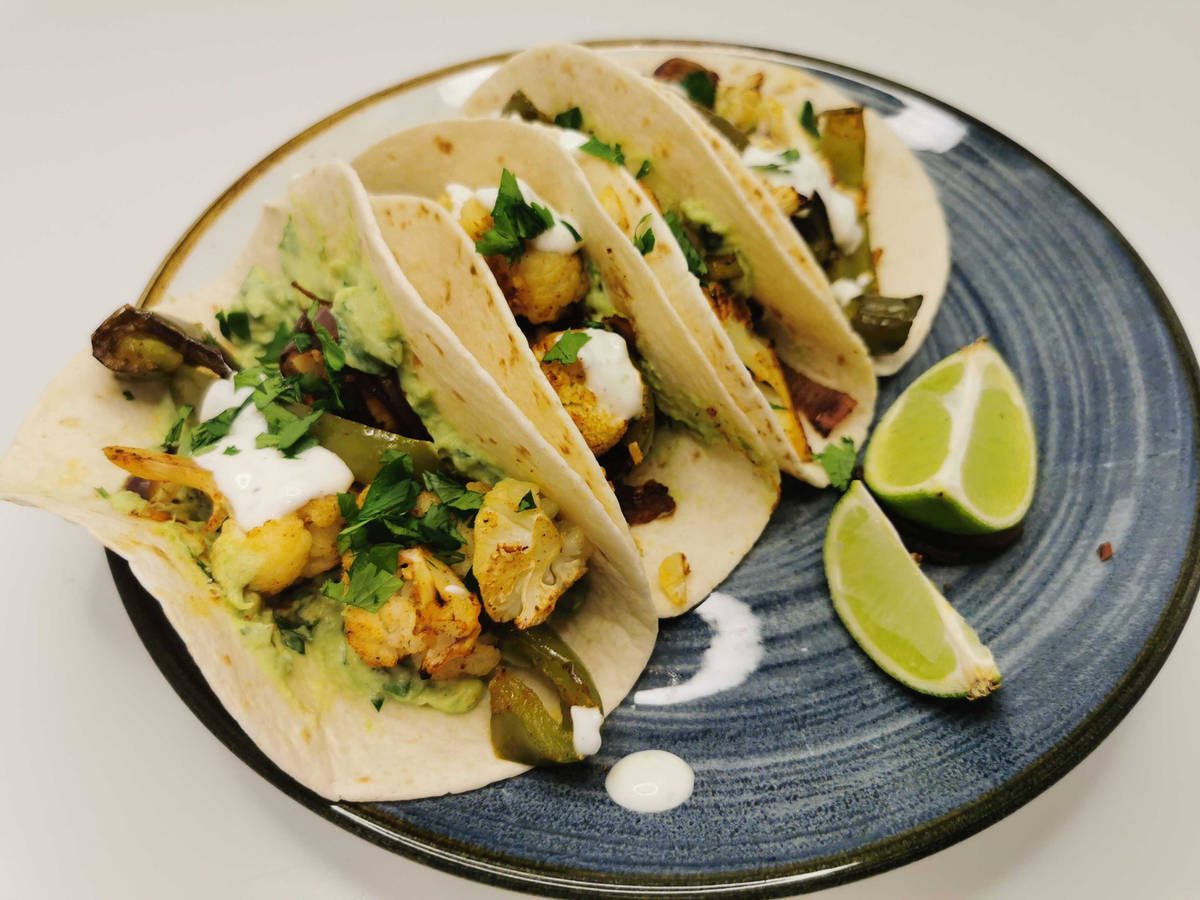 Blumenkohl Fajitas vom Blech