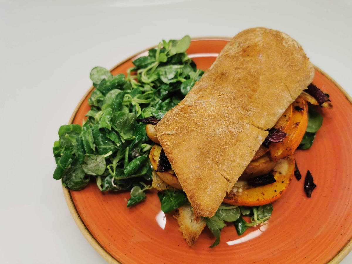 Ofen-Kürbis Sandwich