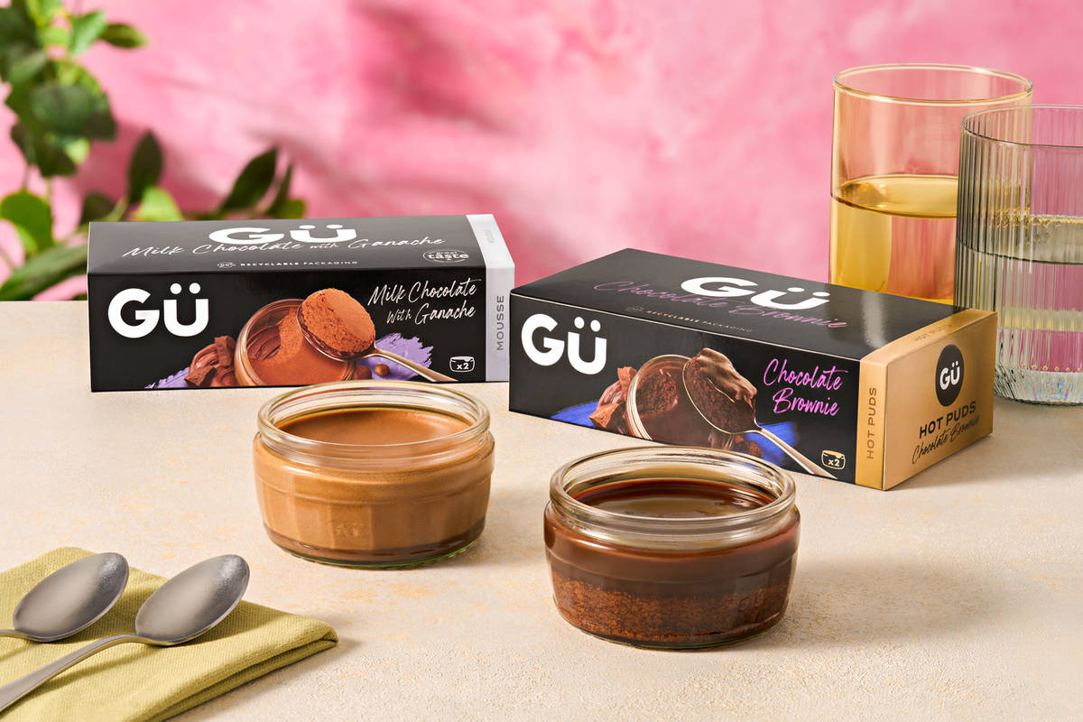 Gü Hot Chocolate Brownies and Milk Chocolate Mousse Variety Bundle