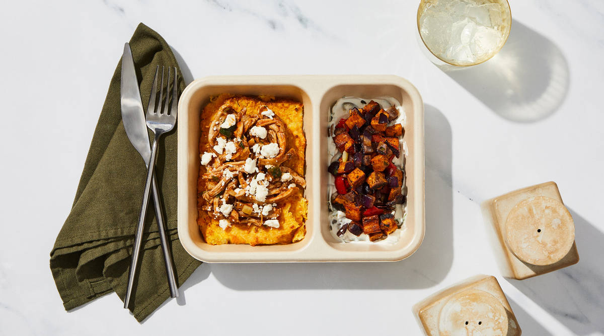 Red Chile Chicken Tamale Bowl