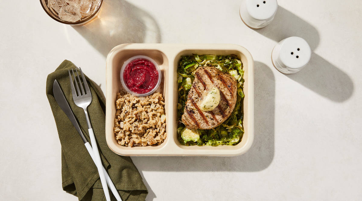 Ready-to-Heat: Cranberry-Apple Pork Chop