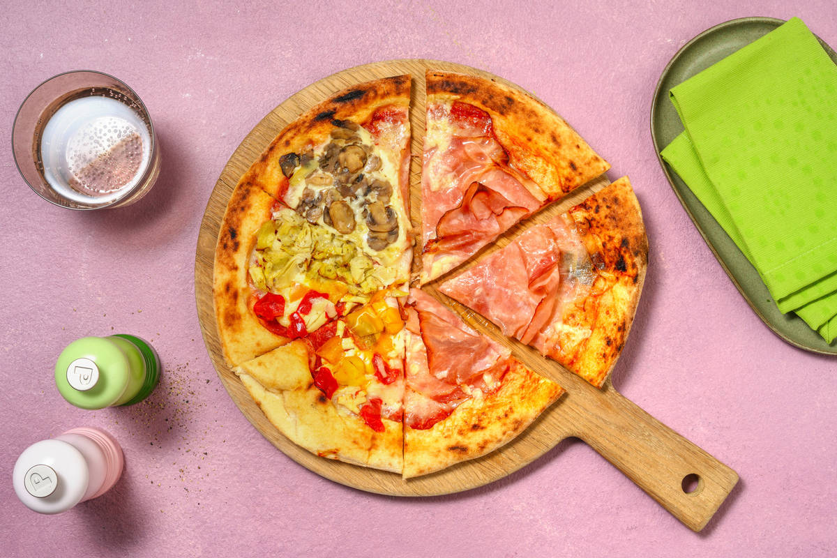 Pizza quattro stagioni au jambon