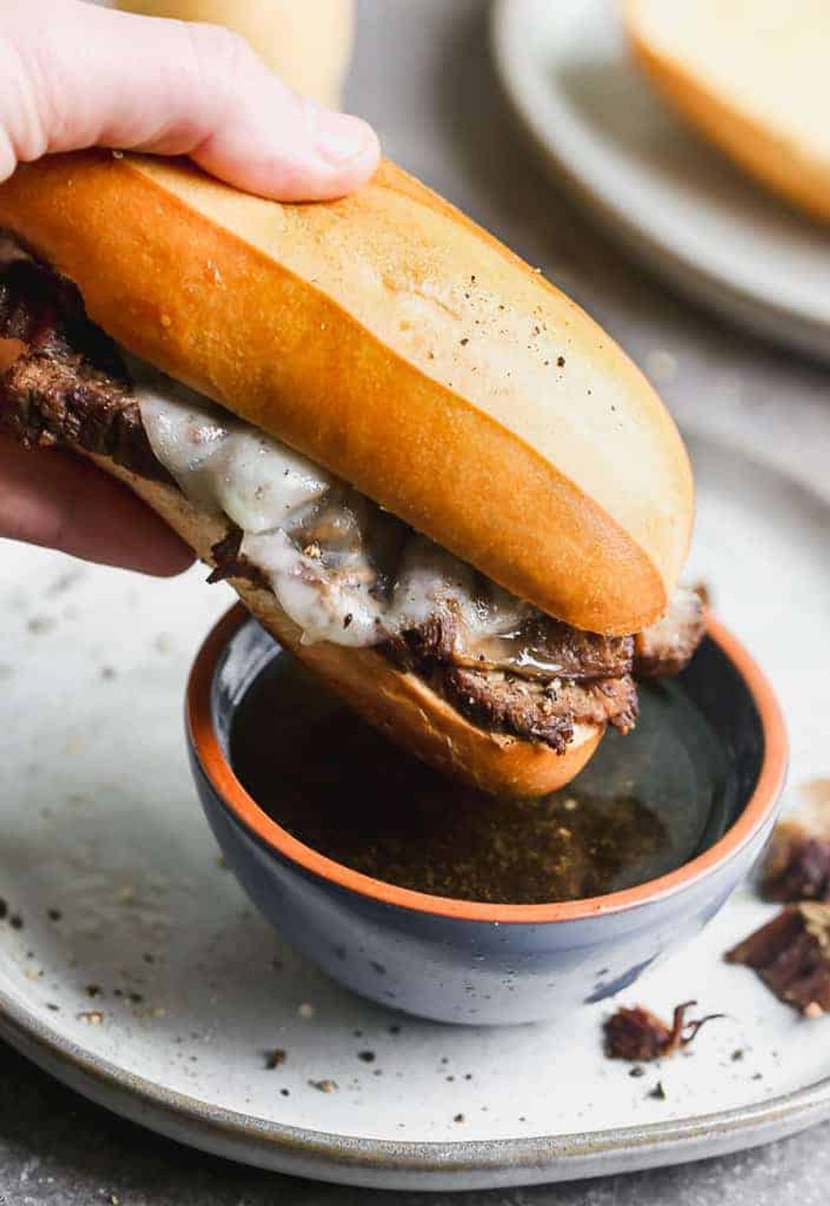 SuperQuick and Cheesy Beef Dip Sandos Recipe HelloFresh