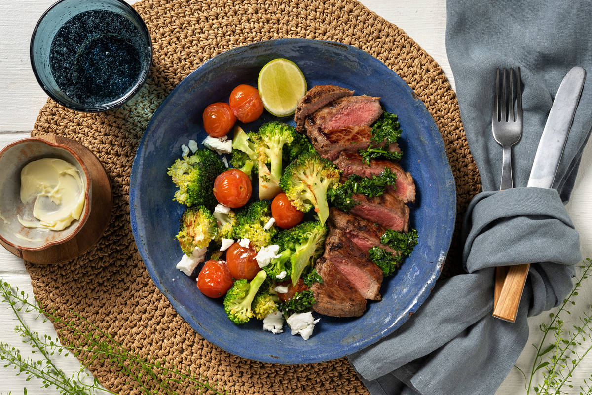 Biefstuk met zelfgemaakte chimichurri