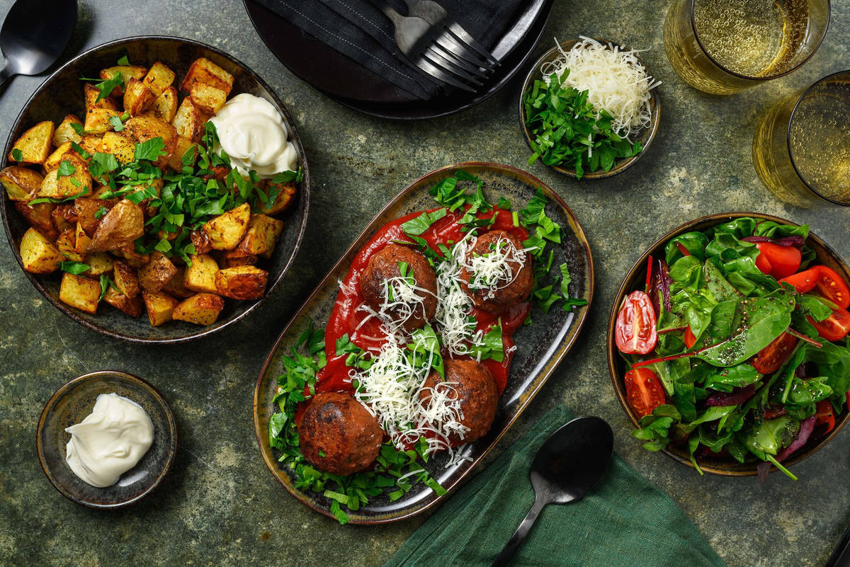 Albondigas Style Meat-Free Balls in Tomato Sauce