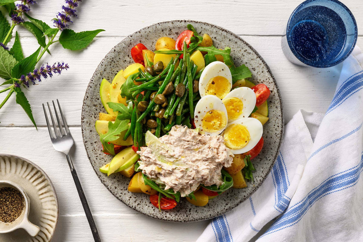 Salade Niçoise met tonijn