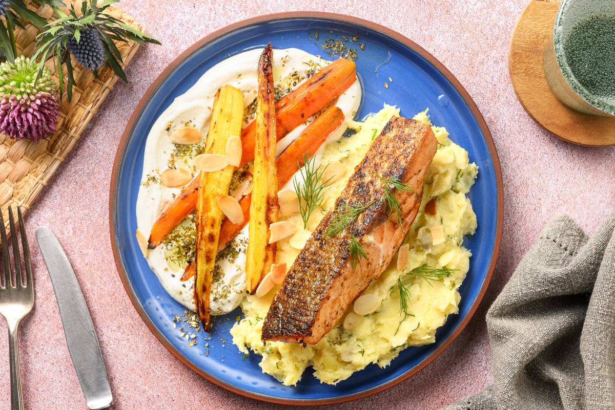 Winner Salmon parsnip puree