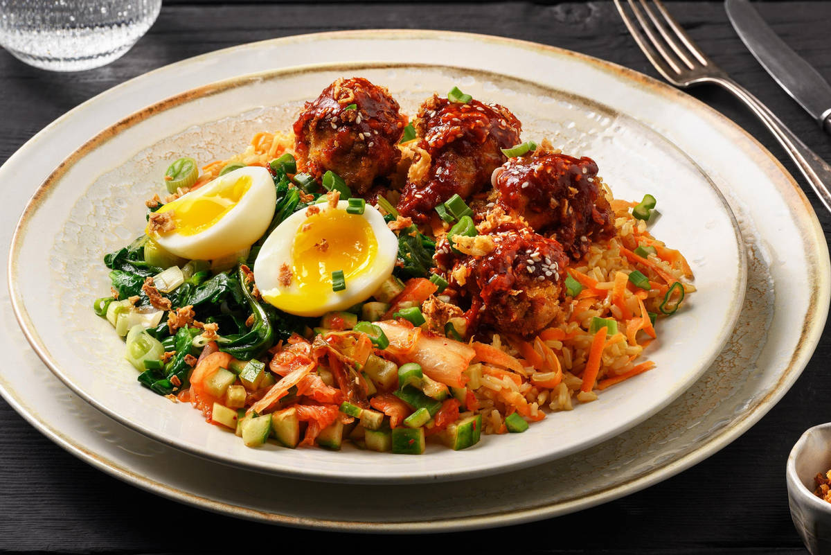 Korean sticky chicken