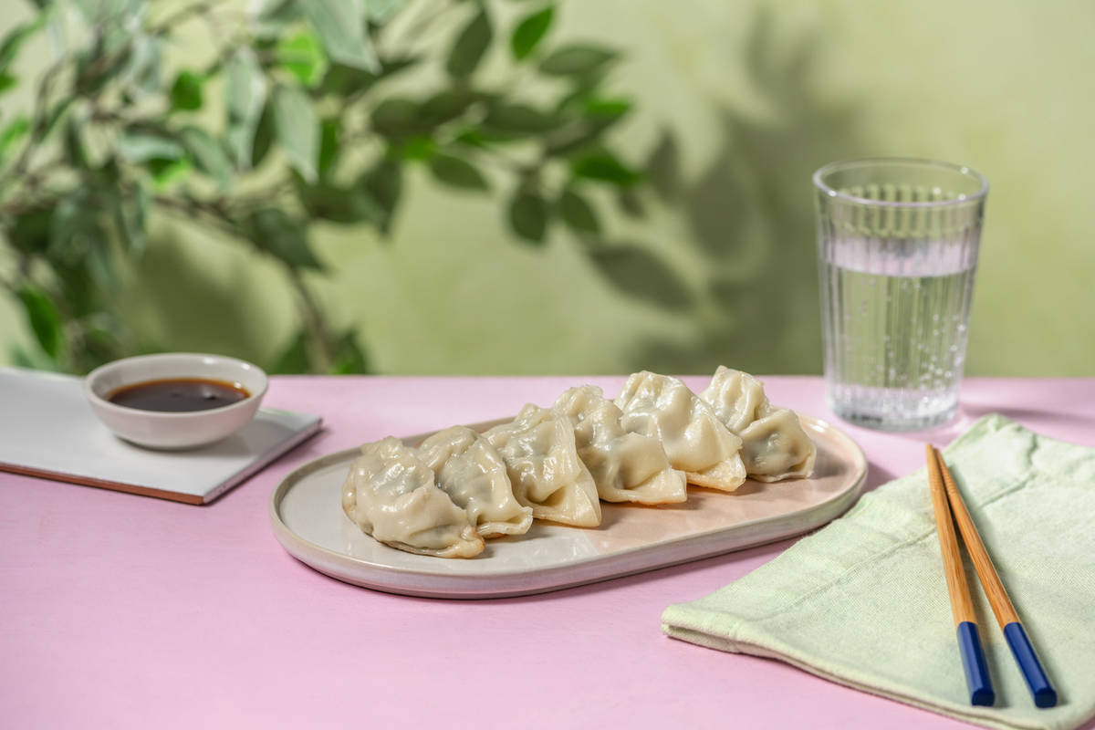 Gyozas aux crevettes + 1 sauce soja