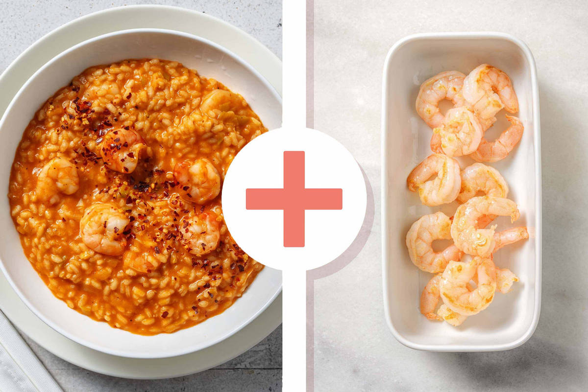 Double Prawn and Tomato Risotto