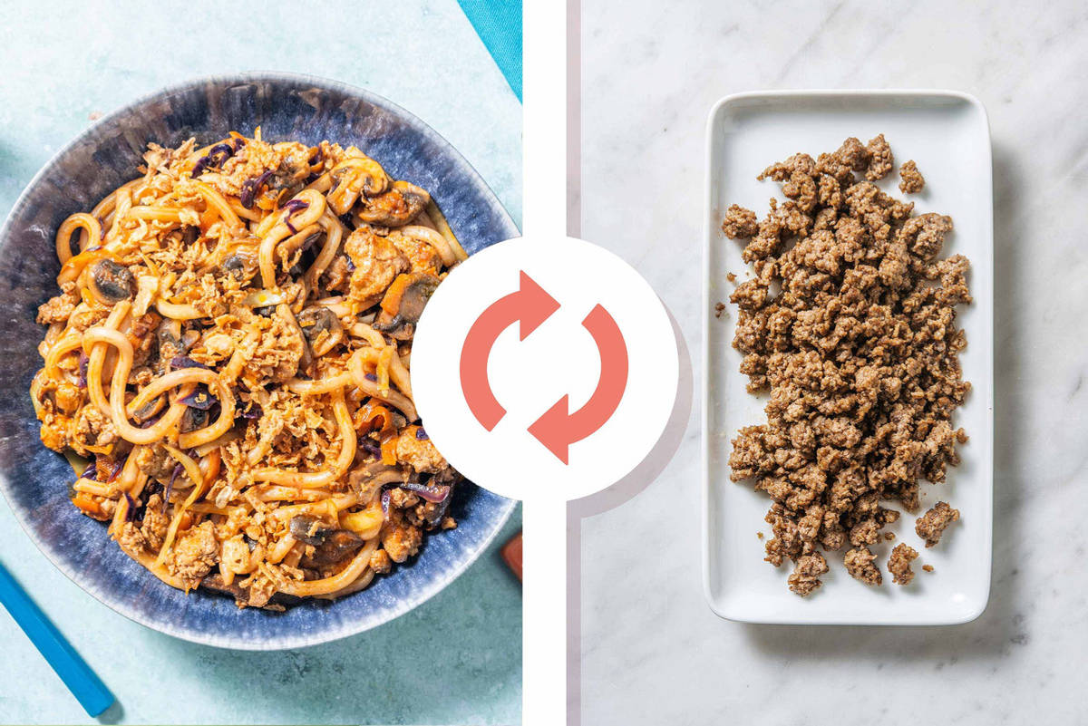 Ginger Miso Beef Noodle Stir-Fry