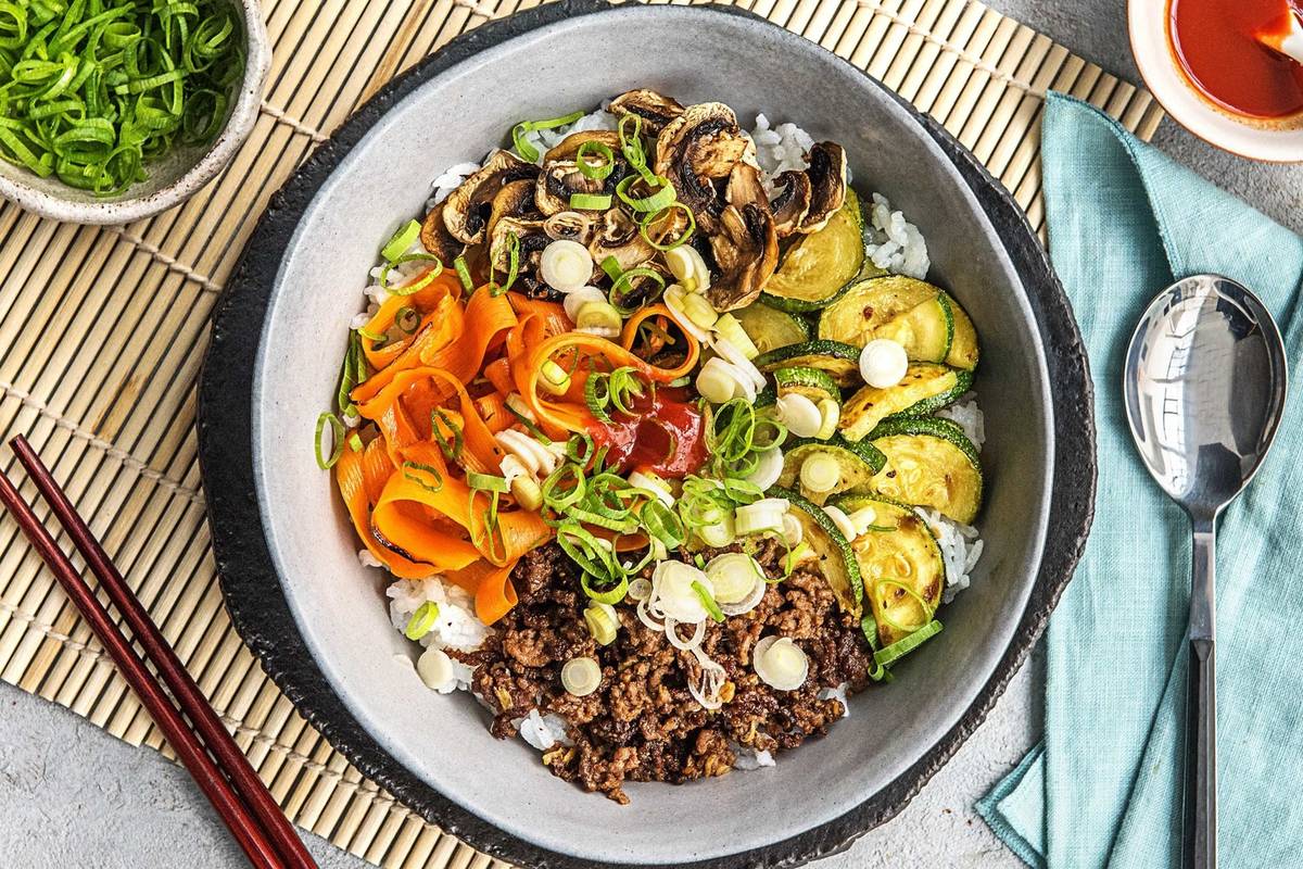 Koreansk Bibimbap