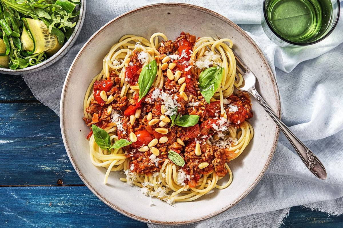 Spaghetti bolognese met rundergehakt