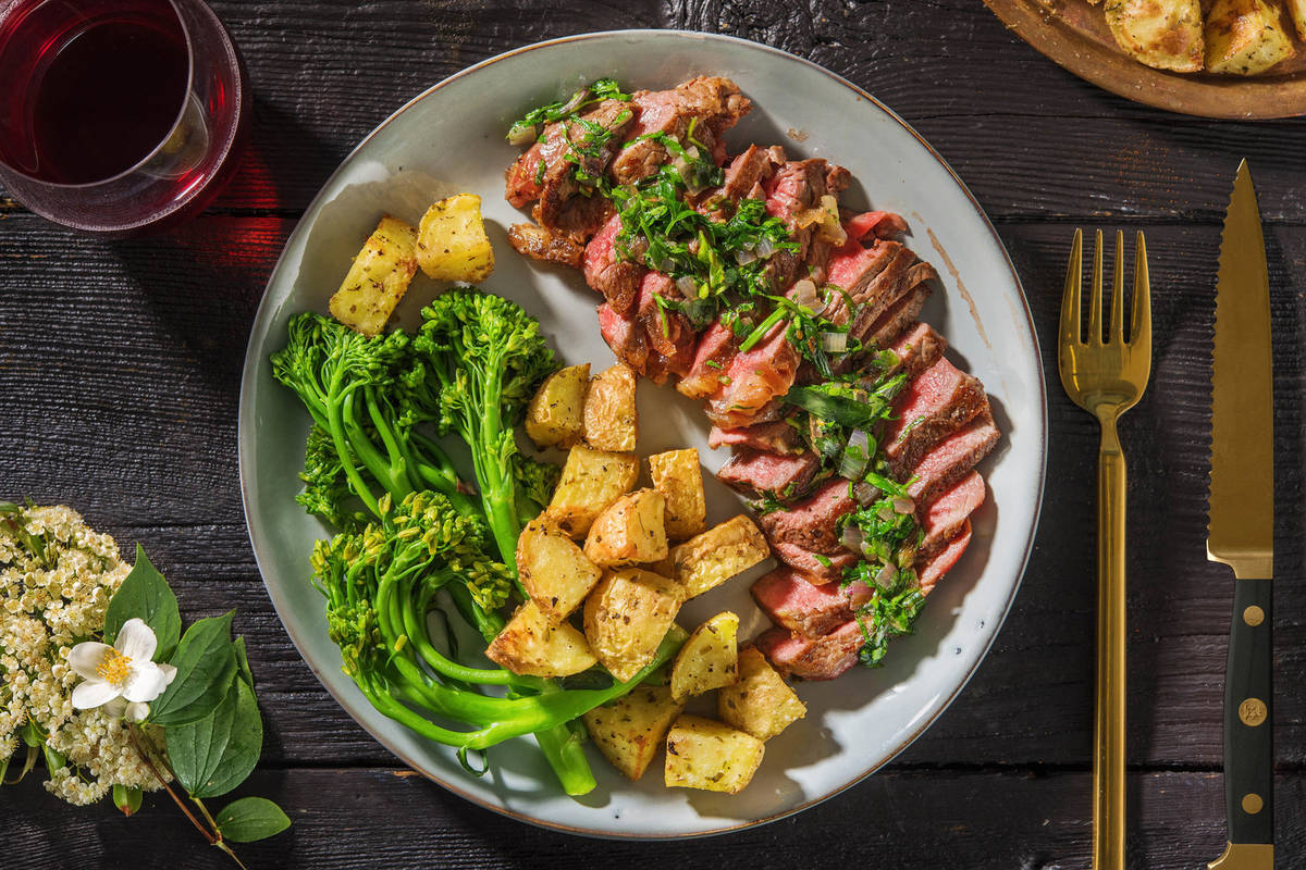 Sirloin Steak and Bearnaise Butter