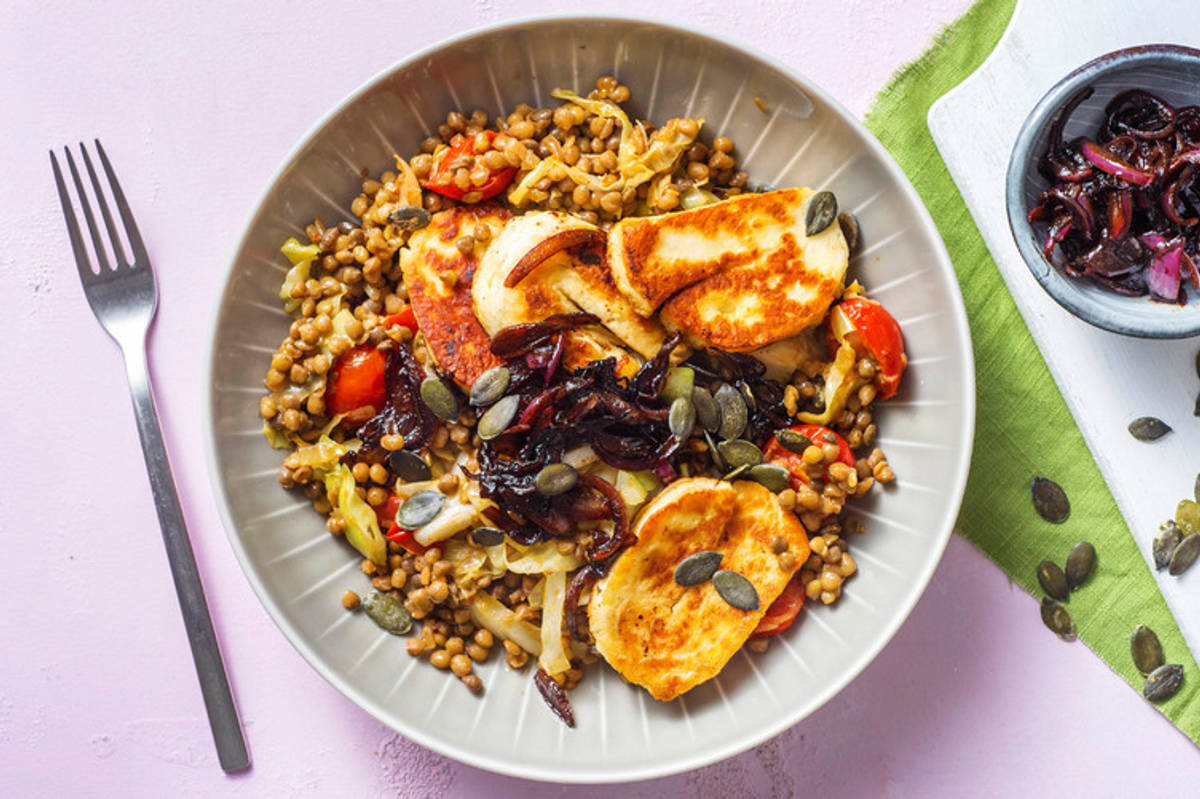 Pannstekt halloumi