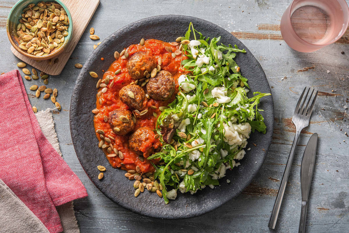 Kødboller i tomatsauce