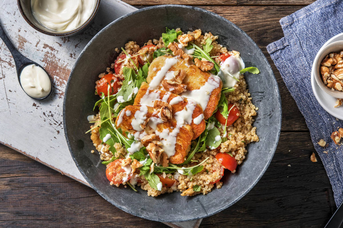 Stekt halloumi