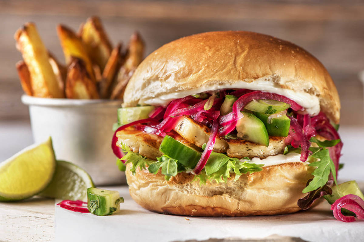 Halloumiburger