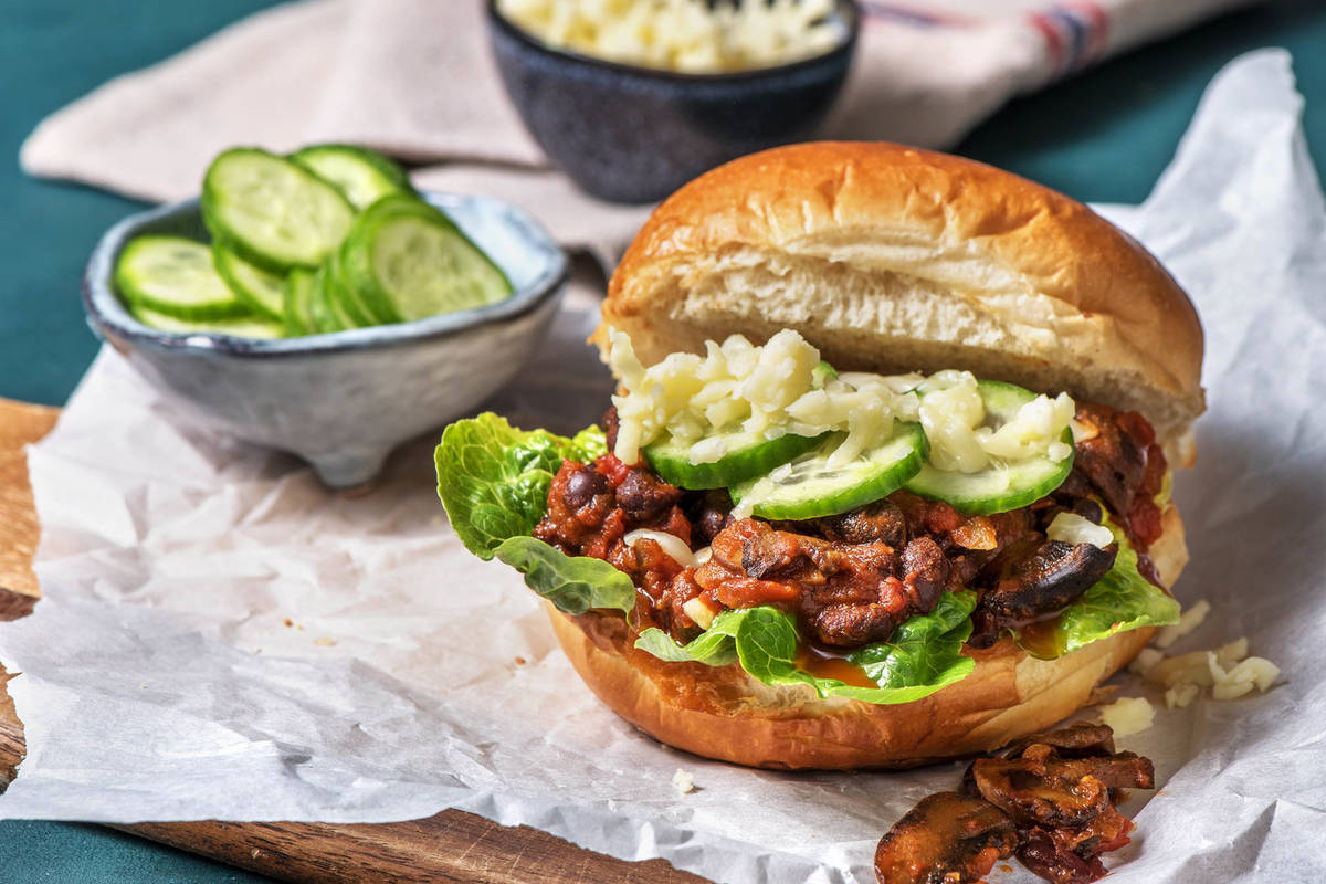 Vegetarisk Sloppy Joe
