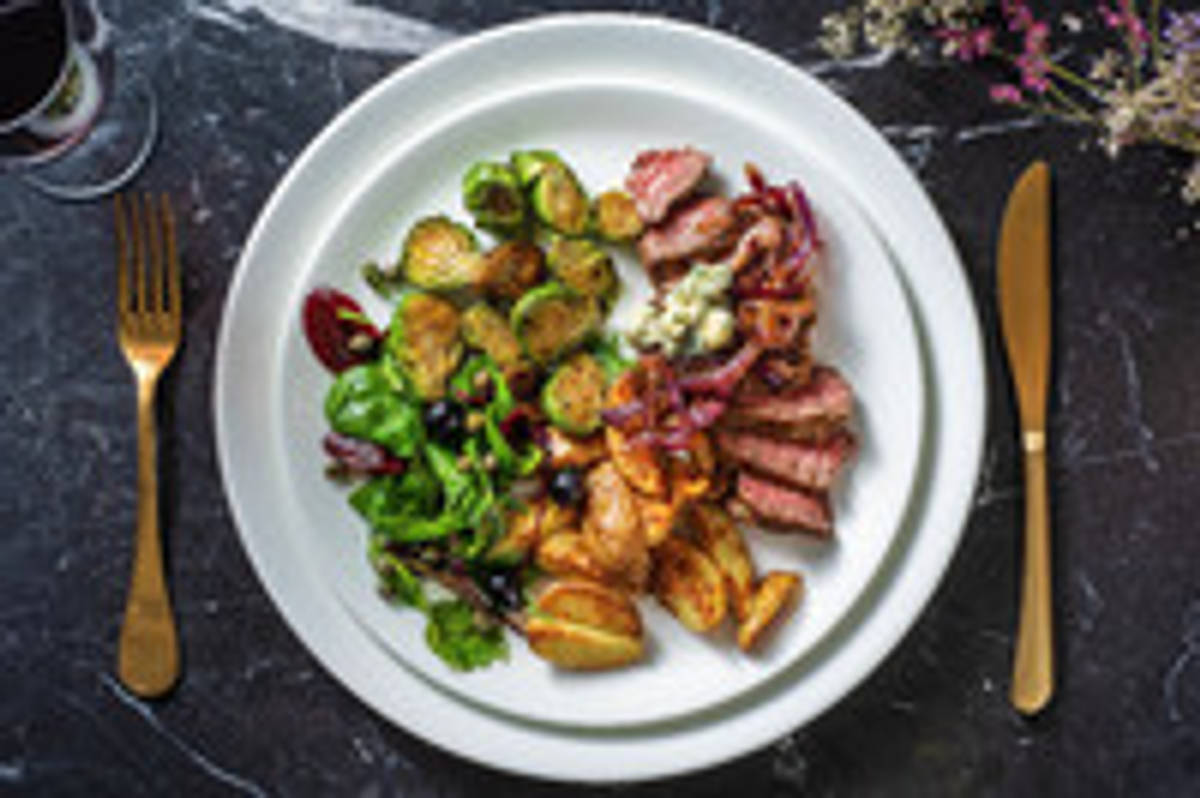 Filet mignon et gratin de courge au camembert